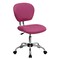 Emma and Oliver Mid-Back Mesh Padded Swivel Task Office Chair with Chrome Base